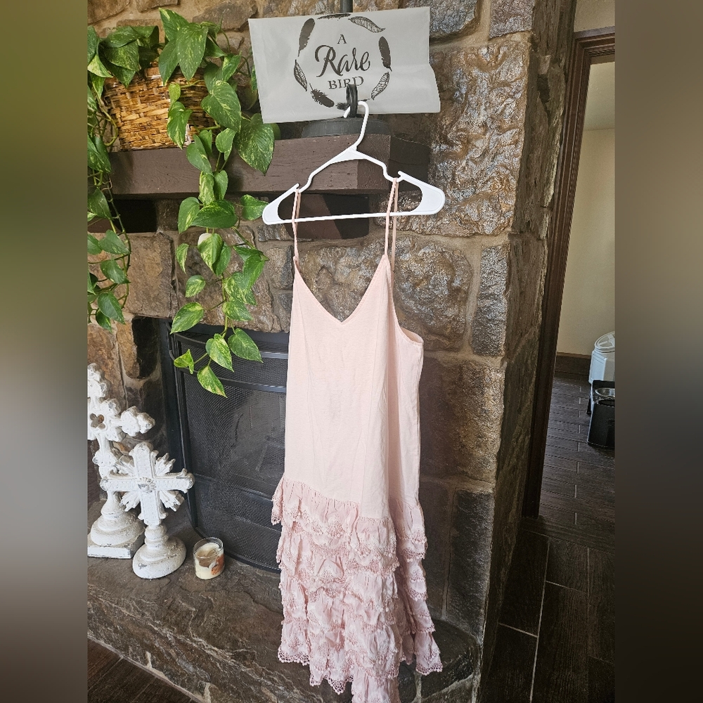 A Rare Bird Ruffle Slip Dress 🩷 - Picture 3 of 14